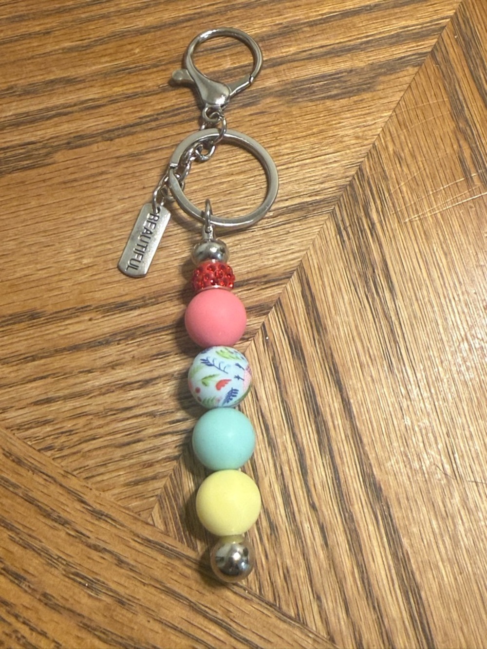Keychain handcrafted NWOT 8 inches long